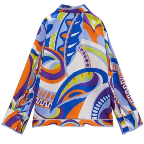 NEW! Zara Geometric Print Set (Top and Skirt) - Picture 3 of 15